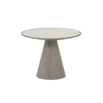 Signature - Bijzettafel MAFRA - L60 cm - Eiken en glas