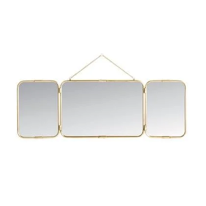 Signature - Spiegel van Barbier Drieluik - H40 cm - Goud