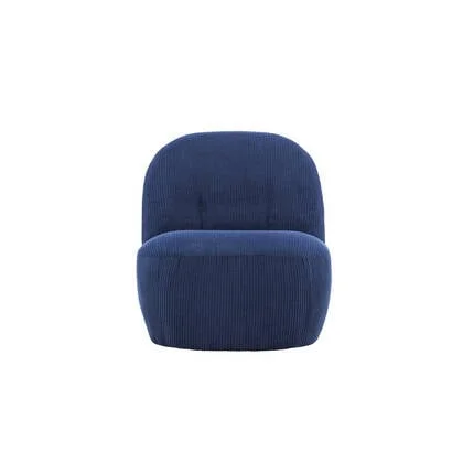 Sikke Fauteuil - Blauw Ribstof