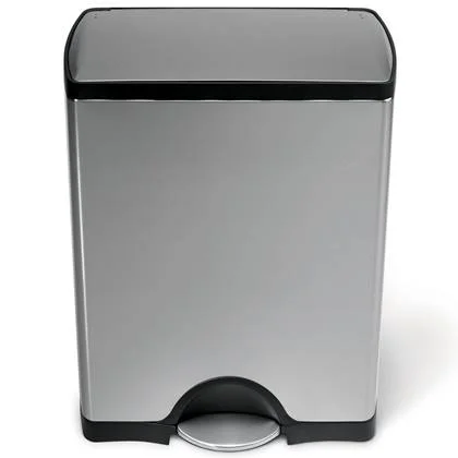 Simplehuman Rectangular Deluxe 50 Liter Vingerafdrukvrij