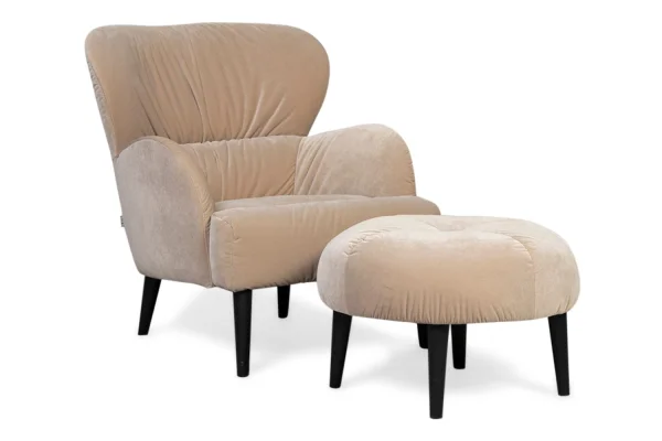 Sits Ross fauteuil + poef
