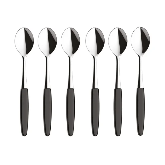 Skaugum of Norway Skaugum koffielepel 6-pack Urban Black Urban Black