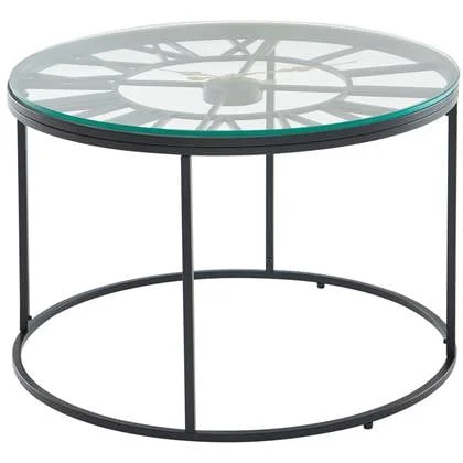 Sky Style Roma Salontafel Glas | Zwart