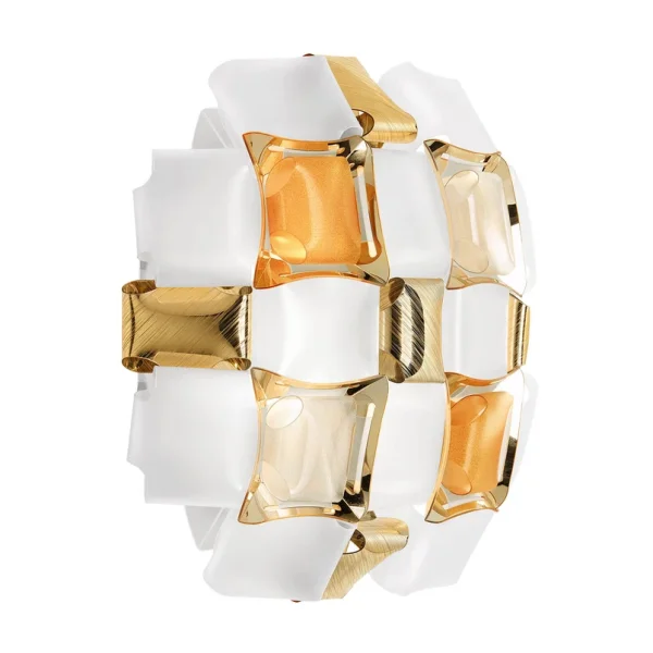 Slamp - Mida plafondlamp, Ø 67 cm, amber/wit