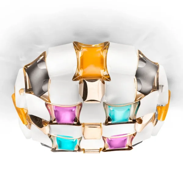 Slamp - Mida plafondlamp, Ø 67 cm, kleurrijk/wit