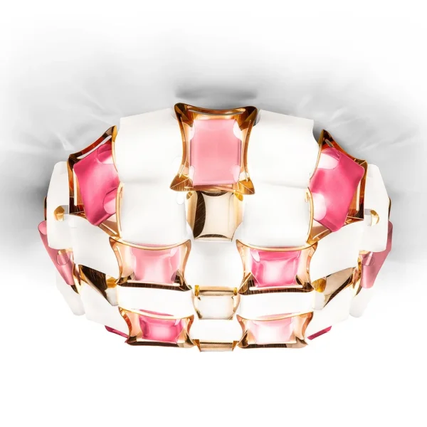 Slamp - Mida plafondlamp, Ø 67 cm, rosé/wit
