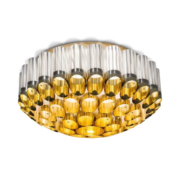 Slamp - Odeon Ceiling plafondlamp, goud, Ø 65 cm