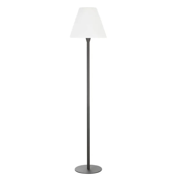 SLV - Adegan Buiten Vloerlamp Anthracite/Milky