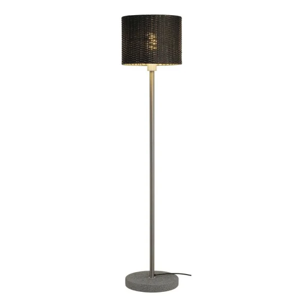 SLV - Adegan Manila Buiten Vloerlamp Black/Stainless Steel