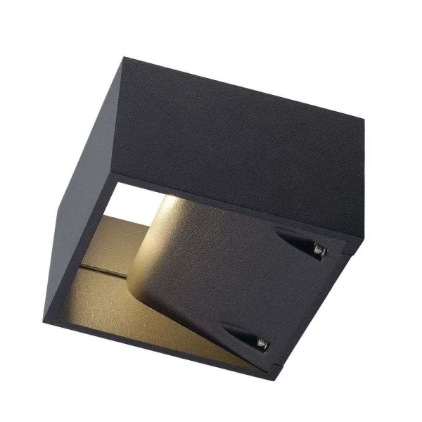 SLV - Logs Wandlamp Square LED IP44 Anthracite