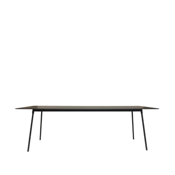 SMD Design Ella eettafel rechthoekig donkergrijs, 220x90 cm