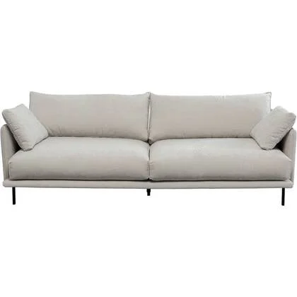 Sofa Edna 3-Zits creme Kare Design
