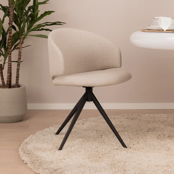 Sohome Draaibare Eetkamerstoel Layla - Beige