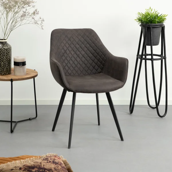 Sohome Eetkamerstoel Ayla - Antraciet