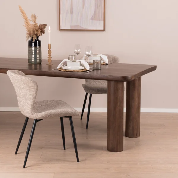 Sohome Eettafel Merle Mangohout, 240 x 100cm - Bruin
