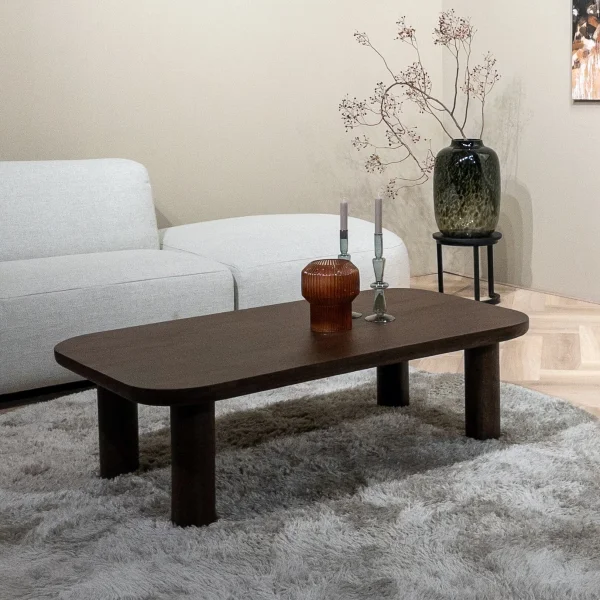 Sohome Salontafel Merle Mangohout, 120 x 70cm - Bruin