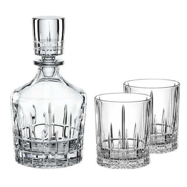 Spiegelau Perfect Serve whiskeyset 3-delig Helder