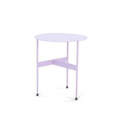 Spinder Design bijzettafel Mira Low - Soft Lilac - Ø 40