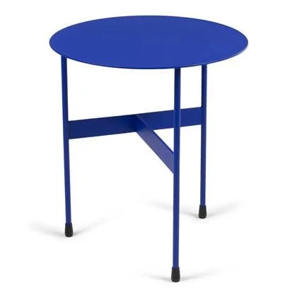 Spinder Design bijzettafel Mira Low - Ultramarine- Ø 40