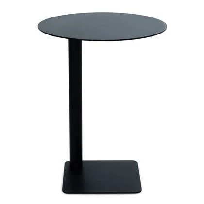 Spinder Design bijzettafel Sunny 50 - Zwart - Ø 40