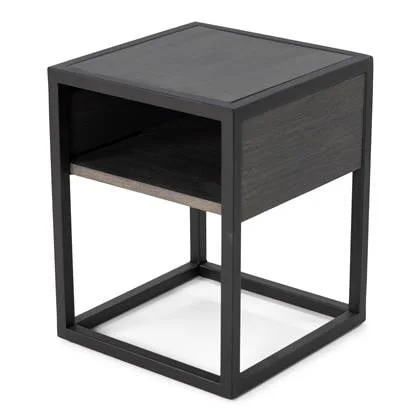 Spinder Design DIVA ONE-NIGHTSTAND Nachtkast - Grijs | Zwart