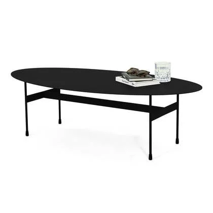 Spinder Design salontafel Mira Oval - Zwart