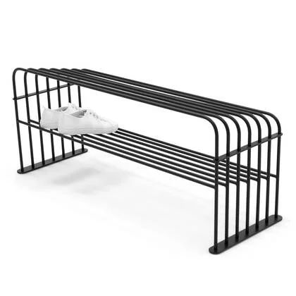 Spinder Design schoenenrek Grid 100 - Zwart - 10 paar schoenen