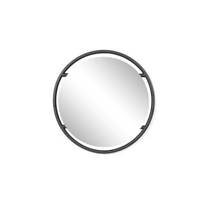 Spinder Design spiegel Orbis S - Zwart - Ø 60