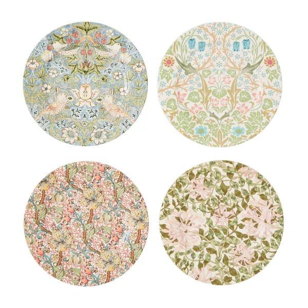 Spode Morris & Co. bord Ø20 cm 4-delig Multi