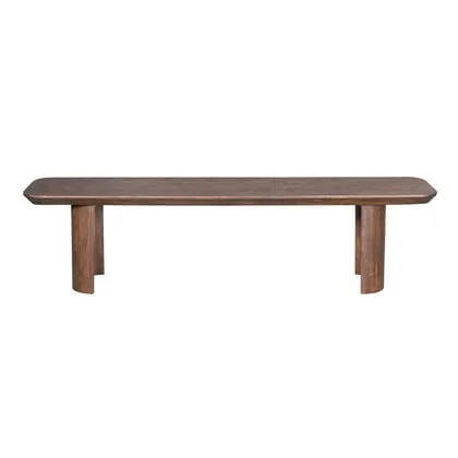 StarFurn - Eetkamerbank Bruin Hout - 180x38x45cm - Maré