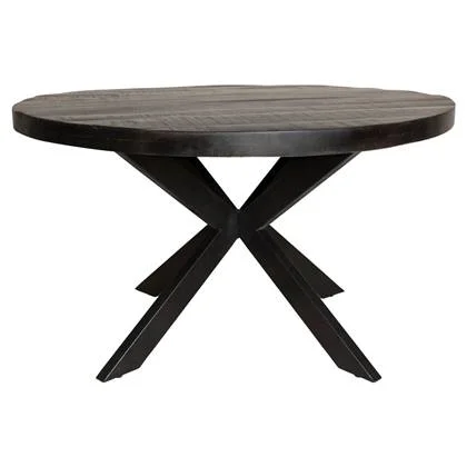 Starfurn Eetkamertafel Denver Black | Rond | 140 cm