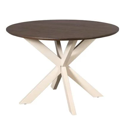 Starfurn Eettafel Madison Brown | 110 cm | Poot Sand
