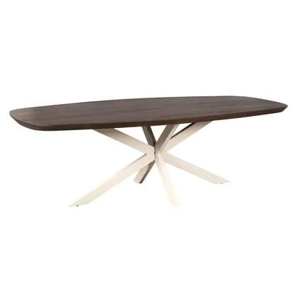 Starfurn Eettafel Madison Brown | 200 cm | Deens Ovaal | Poot Sand
