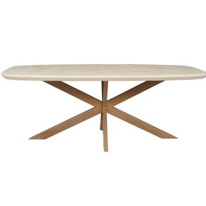StarFurn - Eettafel Madison Zand 280cm Deens Ovaal