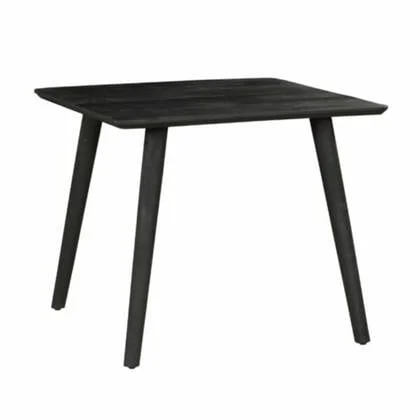 StarFurn - Eettafel Zwart Hout - 90x90x76cm - Omaha