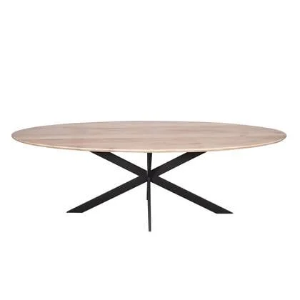 Starfurn Eiken eettafel Ferris | Ovaal 210 cm | Naturel