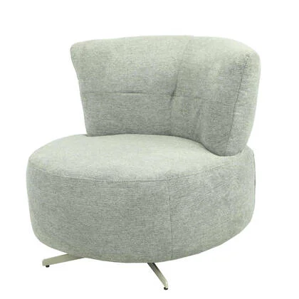 StarFurn - Fauteuil Grijs Stof - Draaibaar - Fien