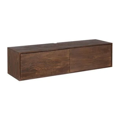 StarFurn - Tv-meubel Zwevend Bruin Hout - 120x35x30cm - Vision