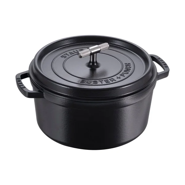 STAUB Buster & Punch pan gietijzer roestvrij staal 6,75 L