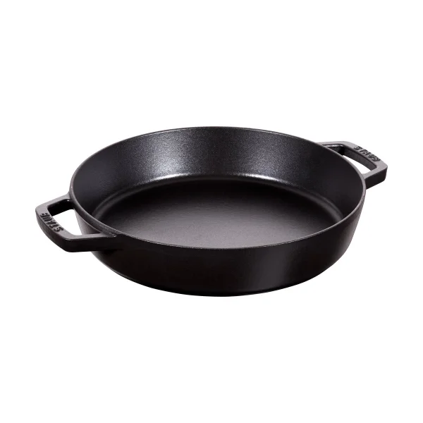 STAUB Staub braadpan gietijzer 2 handgrepen zwart Ø26 cm