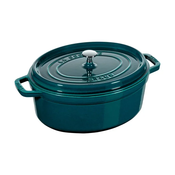 STAUB Staub La Cocotte ovale pan gietijzer 6,7 L La Mer
