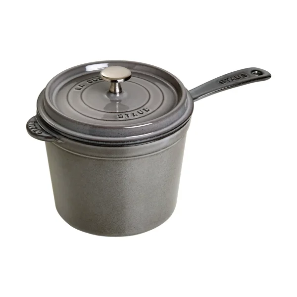 STAUB Staub La Cocotte pan hoog grafietgrijs 2,8 L