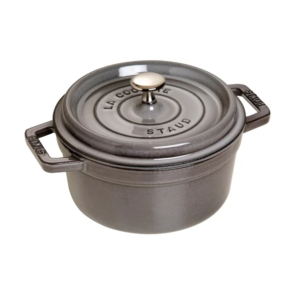 STAUB Staub La Cocotte ronde pan gietijzer 2,2 L Grafietgrijs