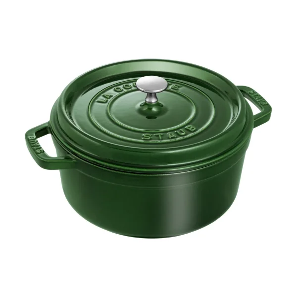 STAUB Staub La Cocotte ronde pan gietijzer 3,8 L Basilicumgroen