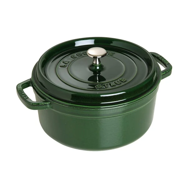 STAUB Staub La Cocotte ronde pan gietijzer 5,2 L Basilicumgroen