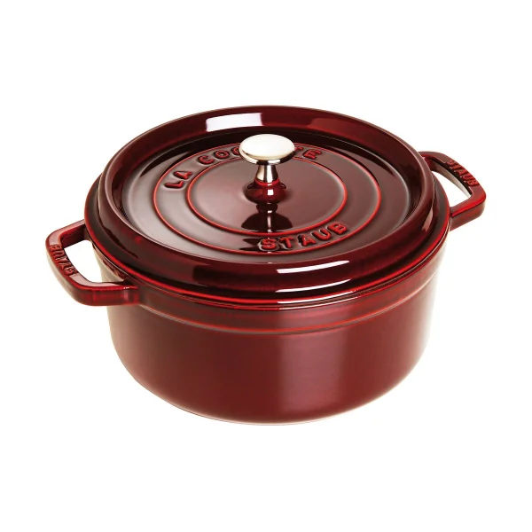 STAUB Staub La Cocotte ronde pan gietijzer 5,2 L Granaatrood