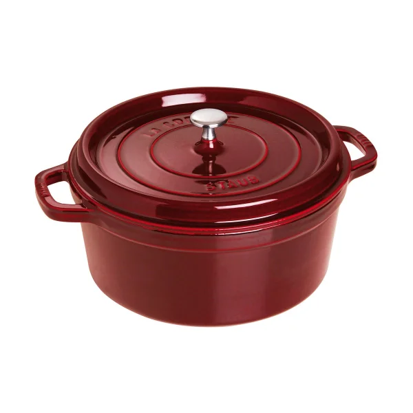 STAUB Staub La Cocotte ronde pan gietijzer 6,7 L Granaatrood