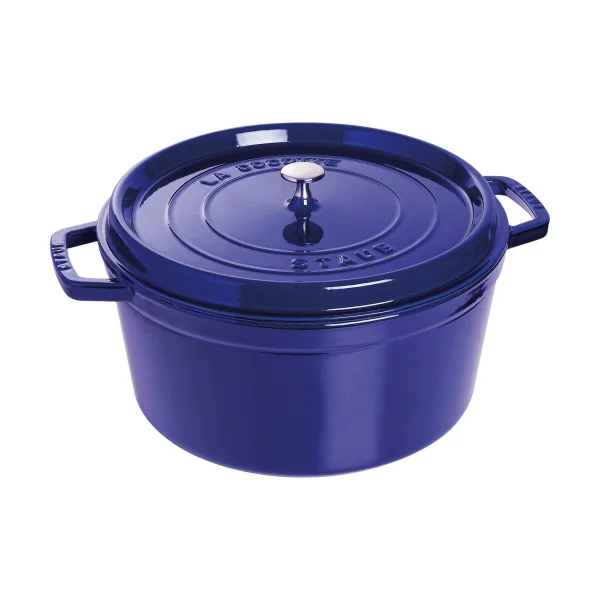 STAUB Staub La Cocotte ronde pan gietijzer 8,4 L Donkerblauw