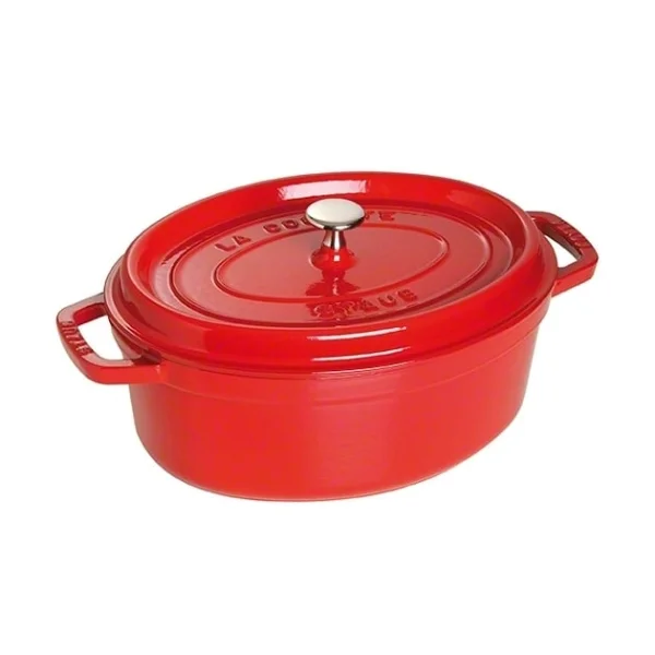 STAUB Staub ovale braadpan van gietijzer 4,2 l rood