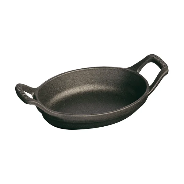 STAUB Staub ovale ovenschaal gietijzer 37 cm Zwart